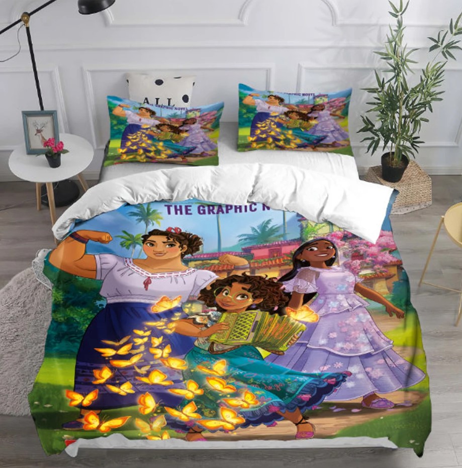 Personalized Encanto Family Everything Bedding Sets And Pillow Case Encanto Sister Bedding Set Encanto Fan Gift